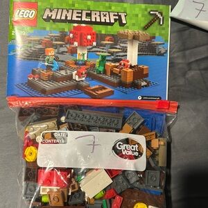 Lego mine craft set less than a year old